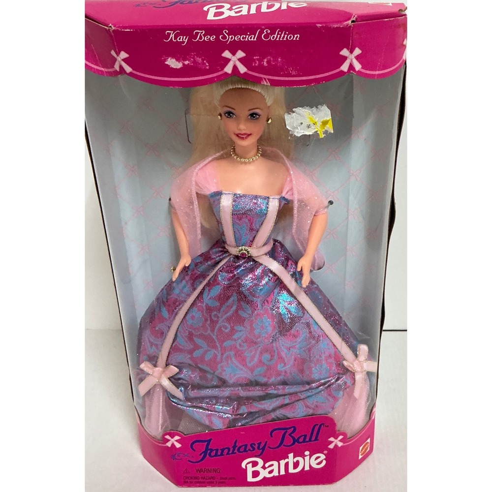 Barbie Vintage 1997 Fantasy Ball Doll Kay Bee Special Edition Pink Gown 18594